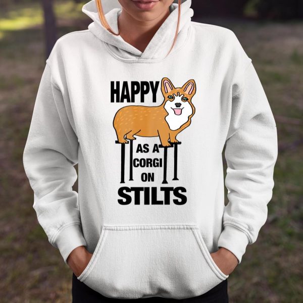 Corgi on Stilts Corgi Lover T Shirt Rescue Dog Mom Dog Dad.OWSNTMUWC7 T Shirt  Itees Global