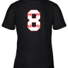 Cute eighth Birthday Party 8th Baseball Shirt Born 2011 Youth T-Shirt –