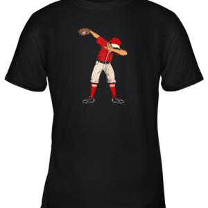 Dabbing Baseball Catcher Gift Shirt Men Boys Kids BZR Youth T-Shirt –