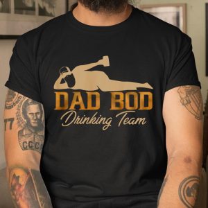 Dad Bod Drinking Team Father Beer Drinker Retro Vintage T Shirt Itees Global 1