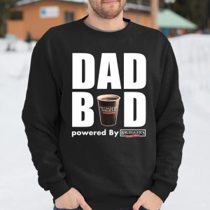 Dad Bod Powered by Bruegger's Bagels shirt T Shirt Itees Global 3