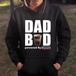 Dad Bod Powered by Bruegger's Bagels shirt T Shirt Itees Global 4