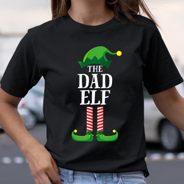 Dad Elf Matching Family Group Christmas Party Pajama T Shirt  Itees Global