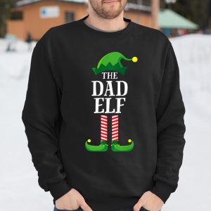 Dad Elf Matching Family Group Christmas Party Pajama T Shirt Itees Global 3