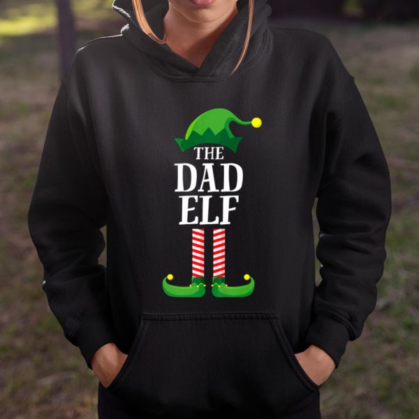 Dad Elf Matching Family Group Christmas Party Pajama T Shirt  Itees Global