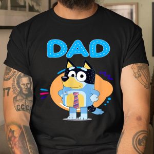 Dad Family Blueys Blueys love Dad T Shirt Itees Global 1