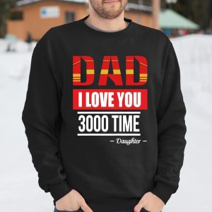 Dad I Love You 3000 Fathers Day Avengers Shirt T Shirt Itees Global 3