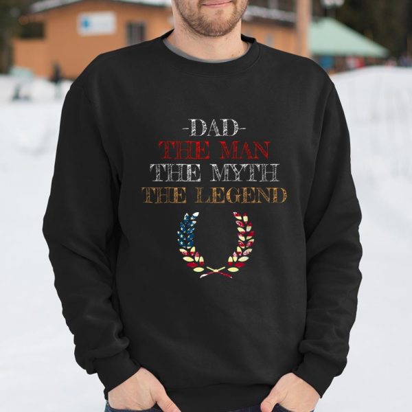 Dad The Man Myth Legend T Shirt Gift Father Dad Daddy T Shirt  Itees Global