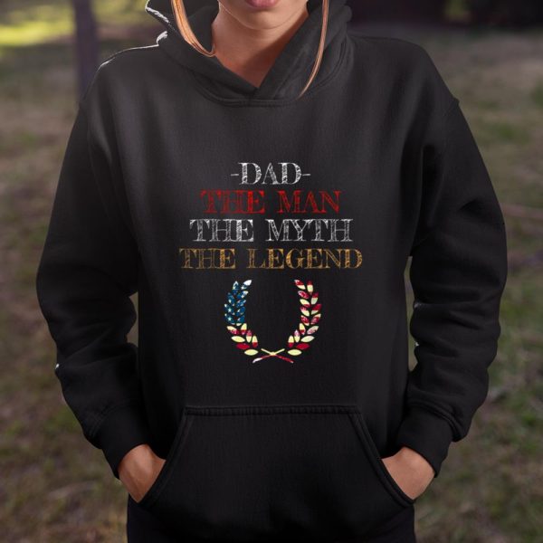 Dad The Man Myth Legend T Shirt Gift Father Dad Daddy T Shirt  Itees Global