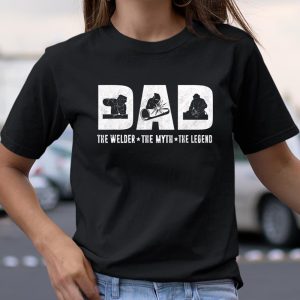 Dad The Welder The Myth The Legend Tshirt Father T Shirt Itees Global 2