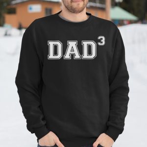 Dad of 3 Fathers Day T Shirt Itees Global 3