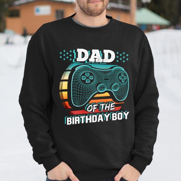 Dad of the Birthday Boy Matching Video Gamer Birthday Party Funny T Shirt  Itees Global