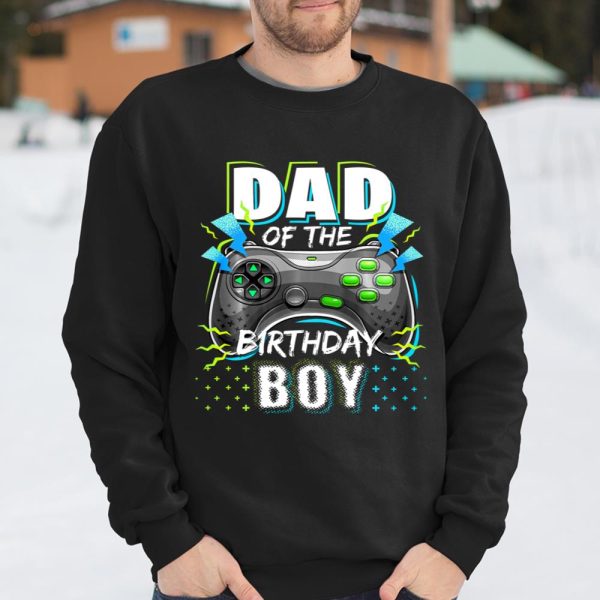 Dad of the Birthday Boy Matching Video Gamer Birthday Party T Shirt  Itees Global