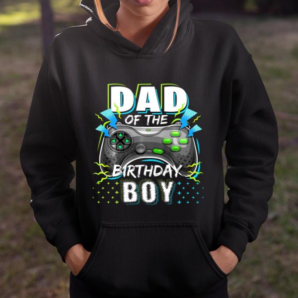 Dad of the Birthday Boy Matching Video Gamer Birthday Party T Shirt  Itees Global