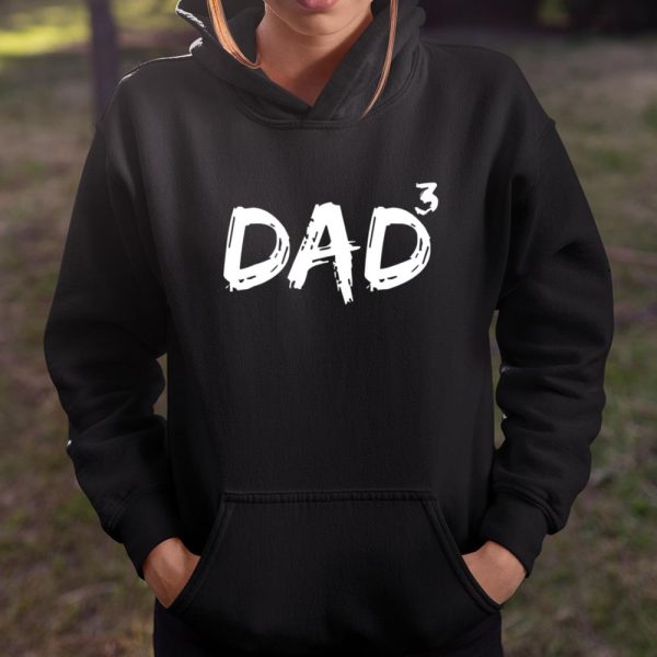 Dad to the Third Power Shirt Funny Triplet Dad Father of 3 T Shirt  Itees Global