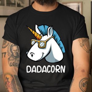Dadacorn Cool Unicorn Dad Father Funny Gift Ideas T Shirt  Itees Global