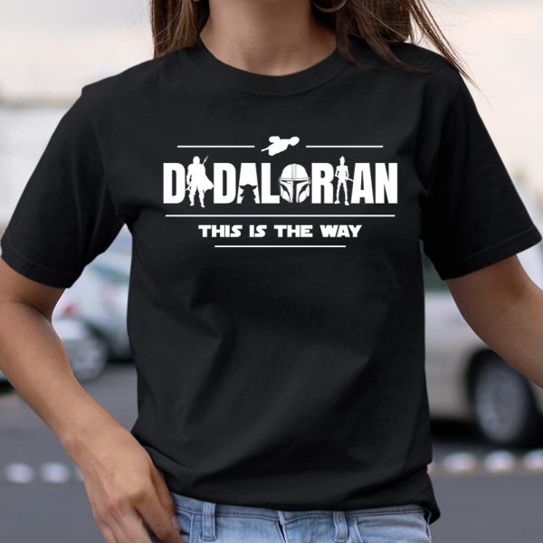 Dadalorian Fathers Day Dad T Shirt  Itees Global