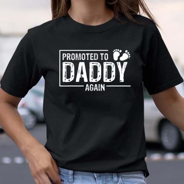 Daddy Again Pregnancy Announcement Father T Shirt  Itees Global