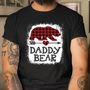 Daddy Bear Christmas Pajama Red Plaid Buffalo Family T Shirt Itees Global 1