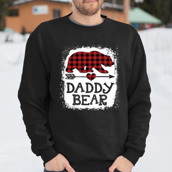 Daddy Bear Christmas Pajama Red Plaid Buffalo Family T Shirt  Itees Global