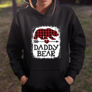 Daddy Bear Christmas Pajama Red Plaid Buffalo Family T Shirt Itees Global 4