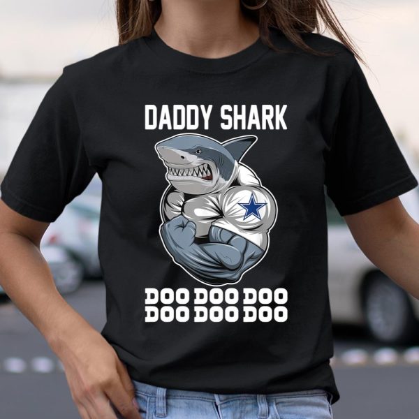 Daddy Shark Body Building Dallas Cowboy Doo Doo Doo shirt T Shirt  Itees Global