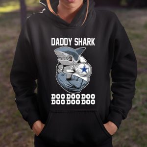 Daddy Shark Body Building Dallas Cowboy Doo Doo Doo shirt T Shirt Itees Global 4