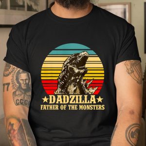 Dadzilla Father Of The Monsters Dinosaur Father Day gift T Shirt Itees Global 1