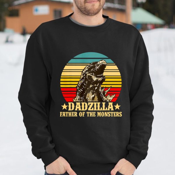 Dadzilla Father Of The Monsters Dinosaur Father Day gift T Shirt  Itees Global