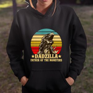 Dadzilla Father Of The Monsters Dinosaur Father Day gift T Shirt Itees Global 4