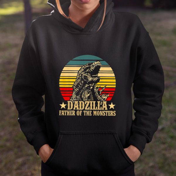 Dadzilla Father Of The Monsters Retro Vintage T Shirt  Itees Global