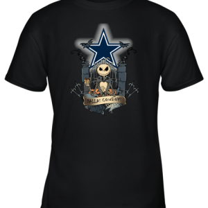 Dallas Cowboys Jack Skellington This Is Halloween NFL Youth T-Shirt –