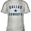 Dallas Cowboys NFL Pro Line by Fanatics Branded Gray Youth T-Shirt –