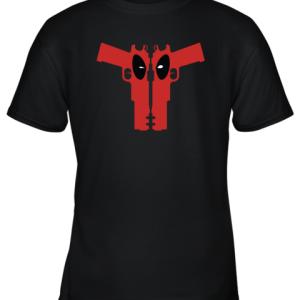 Deadpool Gun Watching You Youth T-Shirt –