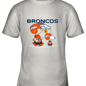 Denver Broncos Let’s Play Football Together Snoopy NFL Youth T-Shirt –