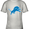 Detroit Lions NFL Pro Line by Fanatics Branded Blue Vintage Victory Youth T-Shirt –
