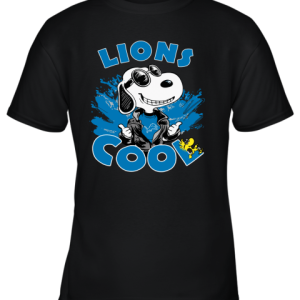 Detroit Lions Snoopy Joe Cool We’re Awesome Youth T-Shirt –