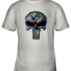 Detroit Lions The Punisher Mashup Football Youth T-Shirt –