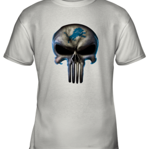 Detroit Lions The Punisher Mashup Football Youth T-Shirt –