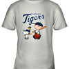 Detroit Tigers Let’s Play Baseball Together Snoopy MLB Youth T-Shirt –