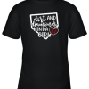 Dirt and Diamonds Kinda Girl Softball Baseball Funny Youth T-Shirt –