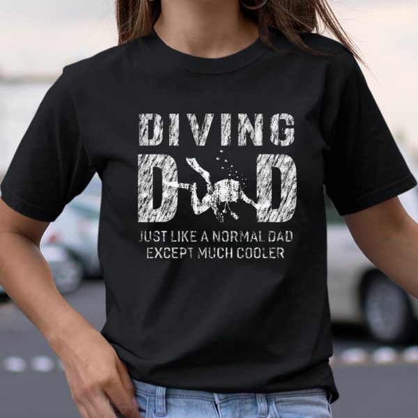 Diving Dad Gifts For Father Scuba Diving T Shirt  Itees Global