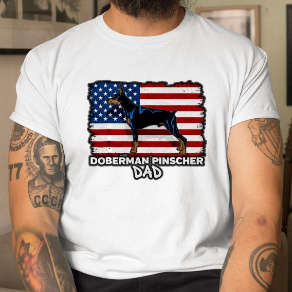 Doberman Pinscher Dad Dog TShirt For Men.JMSKTJUWCJ T Shirt  Itees Global