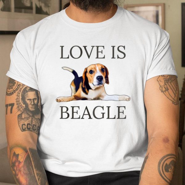 Dog Mom Shirt Beagle Shirt Women Men Kids Dog Mom Dad Love Is Pet Gift T Shirt  Itees Global