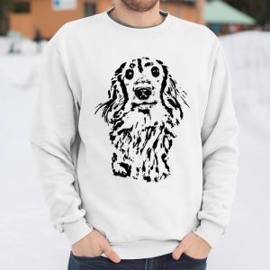 Dog Mom Shirt Long Hair Dachshund Cute Wiener Dog Lover Gift Doxie Mom Dad T Shirt Itees Global 3