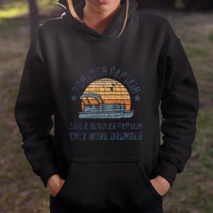 Drunk Pontoon Captain Gift Grandpa Dad Gifts Pontoon T Shirt Itees Global 4