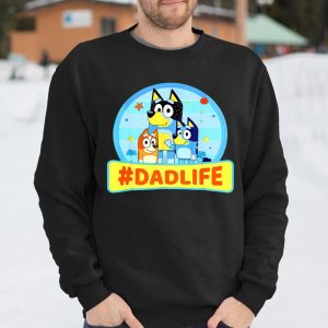 Family Blueys Love Dad Love Mom Blueys Love Mom dadlife T Shirt Itees Global 3