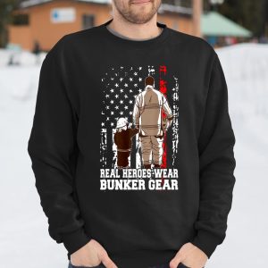 Father Hero Firefighter Shirt Dad My Hero Firefighting T Shirt Itees Global 3