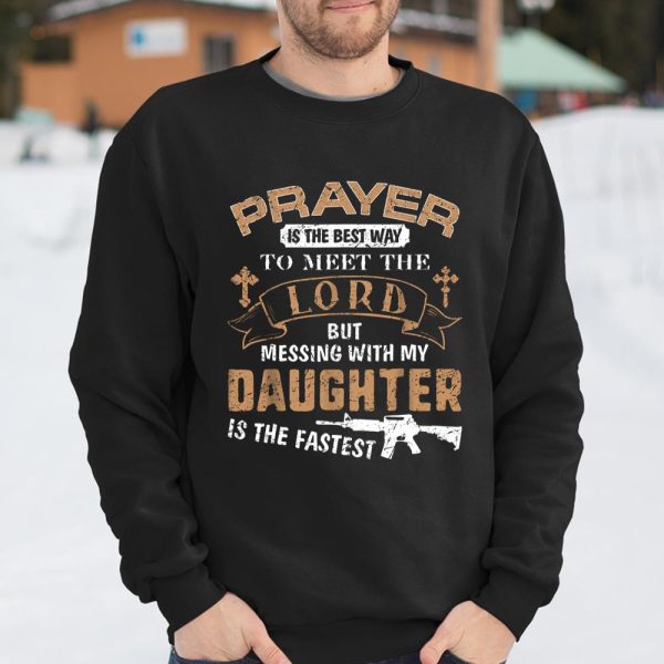 Father Proud Daddy Tee If You Mess My Daughter Gift T Shirt  Itees Global