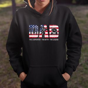 Father gift Dad the Carpenter the myth the legend T Shirt Itees Global 4
